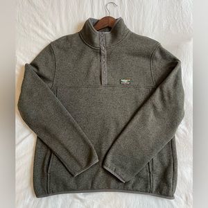 Quarter Button Sweatshirt